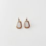 Heliophilia Silver Pendientes de Acero Inoxidable 316L Dorado y Blanco 3 cm